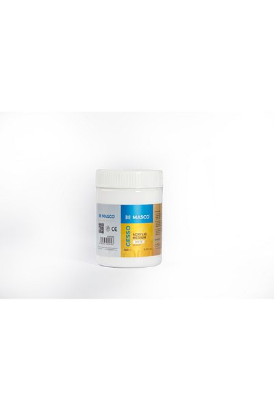 MASCO Gesso Acrylic Medium Paint White,500ML