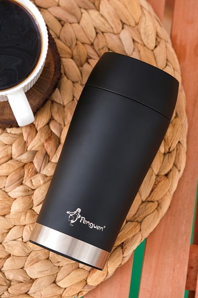 Penguen Mug Thermos - 300 ml |   Leak-Proof, Double-Lined, Vacuum Insulated, Stainless Steel