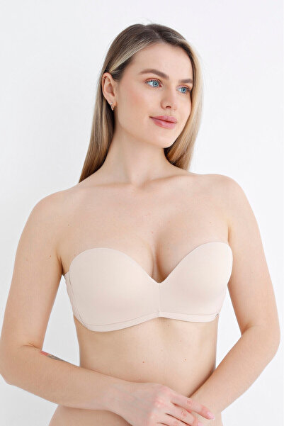 NBB Skin Colored Strapless Strapless Supported Bra