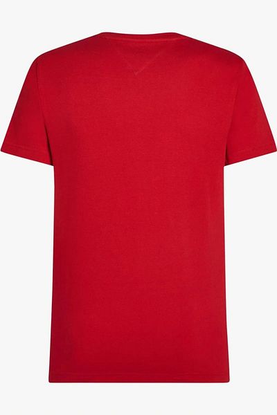 Tommy Hilfiger Men's Red Slim Fit T-Shirt