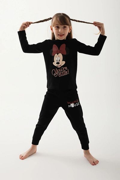 Minnie Mouse Μαύρο κορίτσι σερβιτόρος διπλό κοστούμι