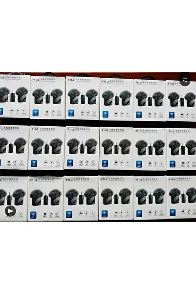 TNP TECH Mikrofon F11 *2  mini mikrofonun 3'ü 1 arada fişi vardır ve iPhone, Android telefonlar