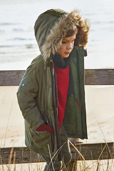 MAYORAL Boy's Green Hooded Parka - 4464