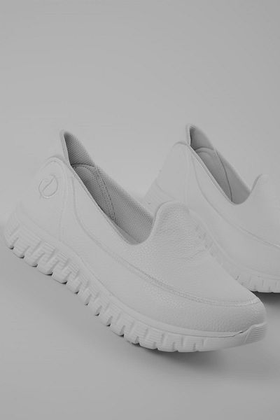 Lal Shoes & Bags Pantofi de damă Manila cu cusături - alb