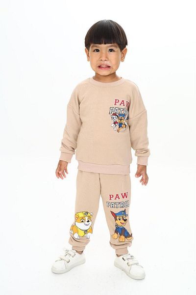 My Kids Wear Non-Raised Patterned Three Thread Set for Boy