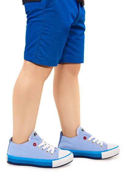 Kiko Kids Tinna Lace-Up Boys' Linen Sneakers