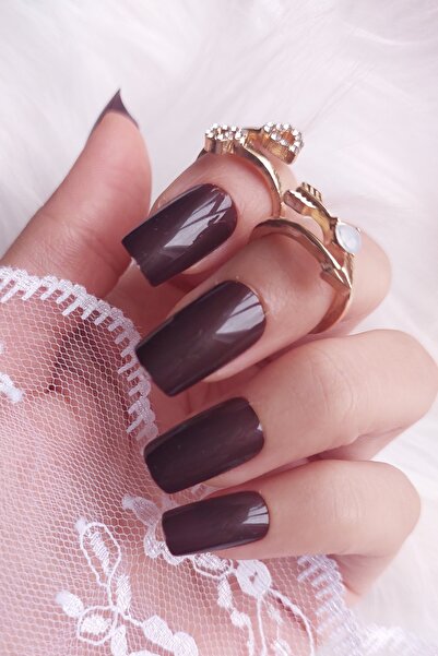 Easy Beauty 24 Adet Renkli Kare Orta Uzun Takma Tırnak 3 Alana Yapıştırıcı 6 ...