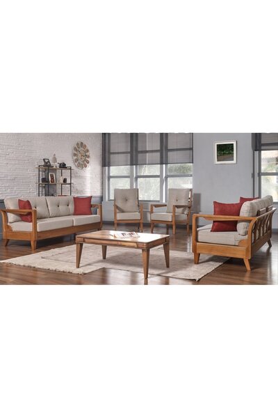 Mobilya Dükkanım Md Flamingo Iskandinav Koltuk Takımı (3 1) Mdn112