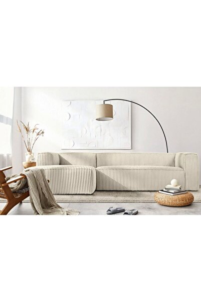 hoom concept MELODİ KÖŞE KOLTUK FİTİLLİ KADİFE