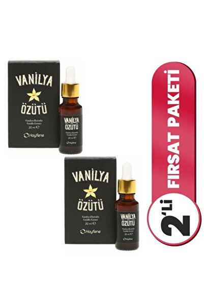 Hayfene Vanilya Özütü 20 mL - 2'li Set