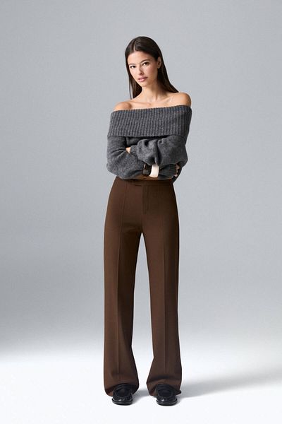 Pull & Bear Smart straight-leg trousers