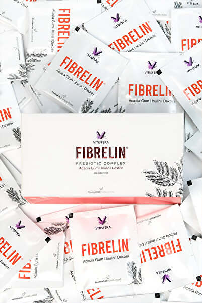 Vitisfera Fibrelin Akasya Gum - Inülin - Dirençli Dekstrin Içeren Prebiyotik Kompleks 30 Saşe