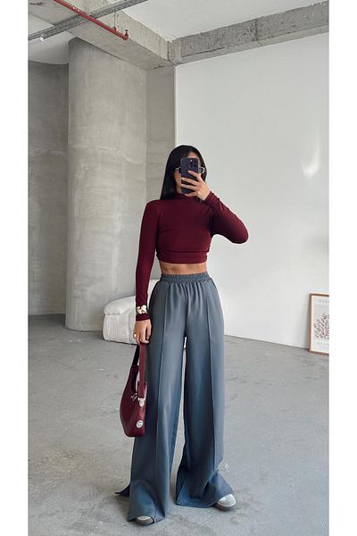 mydukkan.co Smoked Renew Pants - Front Seam Detail and Side Slit