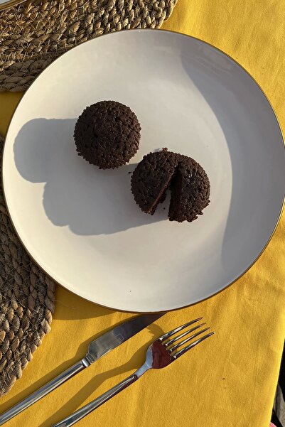 GÖNÜL Seramik Servis Tabağı 6'lı Beyaz Gold G2806