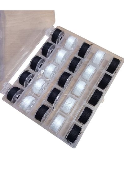 Kezban Tekstil Mini Boxed 25 Pack Κλωστή Ραπτικής για Χέρι και Μηχανή Ραπτικής Βελόνα Δώρο