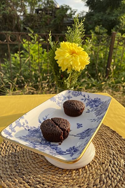 Panayır Home Spring Time 28cm Footed Chocolate Plate