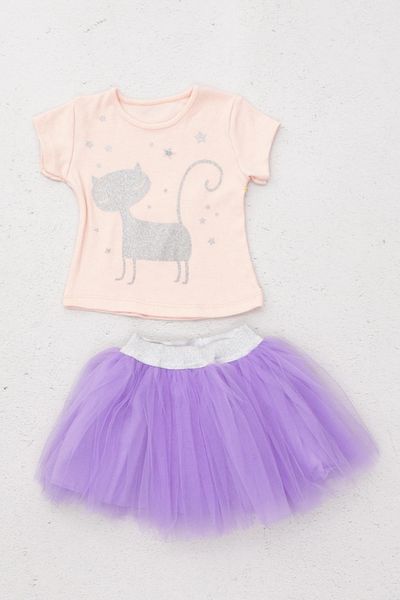 META MODA Girl's Cat Tutu Double Set