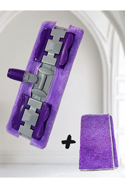 Fine Clean Her Sopaya Uyumlu Mandallı Mop Paleti 1 Adet Yedek Bezli ( Sopasız...