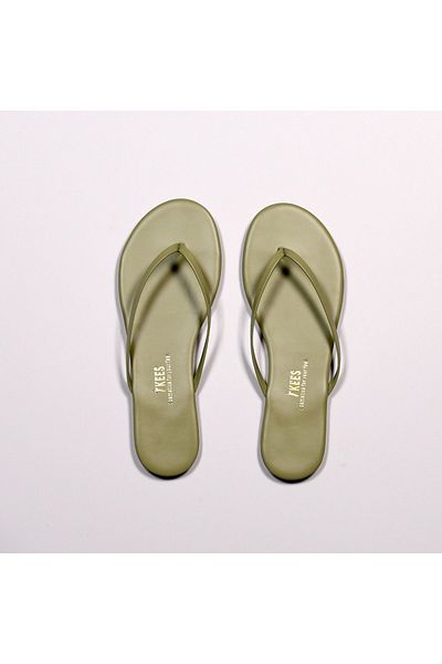 Tkees Women's Green Classic Stylish Daily Flip Flops