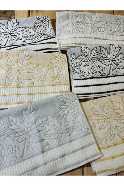 ŞENER HOME 6'lı Nakışlı Kadife Mutfak El Havlusu 30x50cm Mix