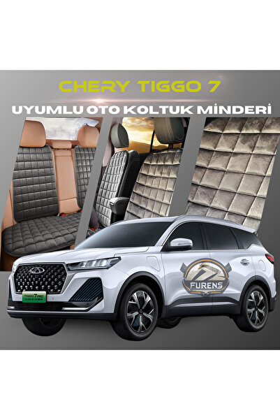 SHOOPLAA Chery Tiggo 7 & Pro Antrasit Renk Tay Tüyü Cepli & Terletmez Sırtlı ...