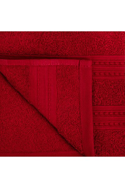Evidea Soft Porridge Face Towel - Claret Red - 50X90 cm