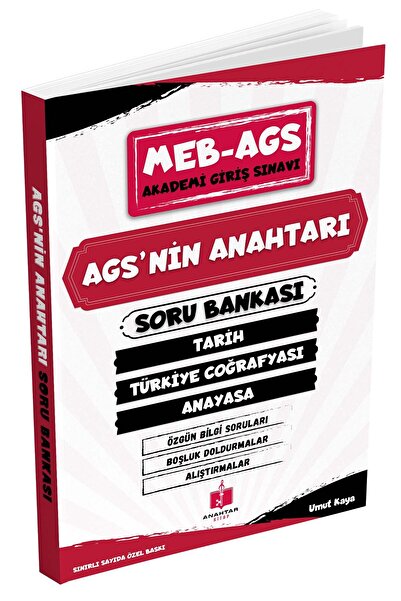 Anahtar Kitap 2026 Meb Ags Ags'nin Anahtarı Soru Bankası Tarih - Türkiye Coğr...