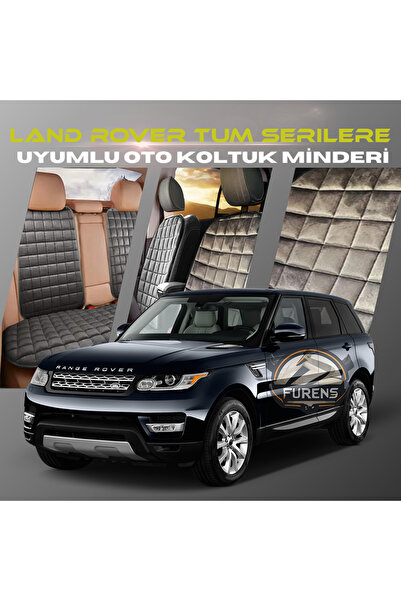SHOOPLAA مجموعة وسائد مقعد السيارة بلون أنثراسايت من Land Rover مناسبة لجميع ...