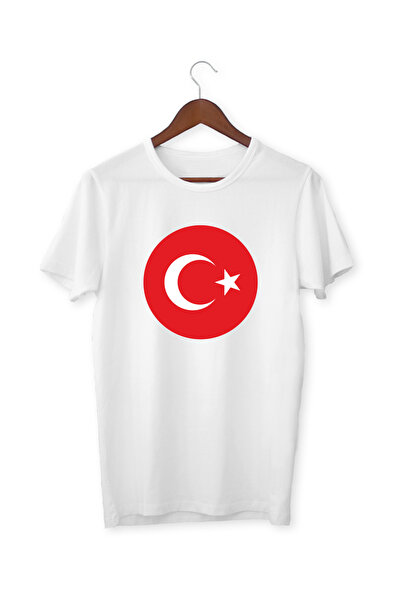 ALPŞAN TİCARET Crvena turska zastava Sa deznom Vizualno T-shirt - za decu i o...