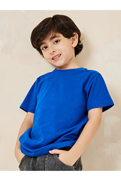 Styli Solid Cotton T-Shirt