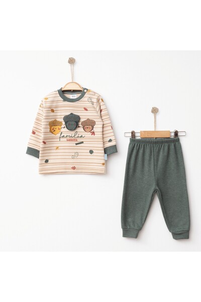 Rise Raba Baby Tracksuit Set - 2 Pieces Long Sleeve Sweatshirt and Pants, Pat...