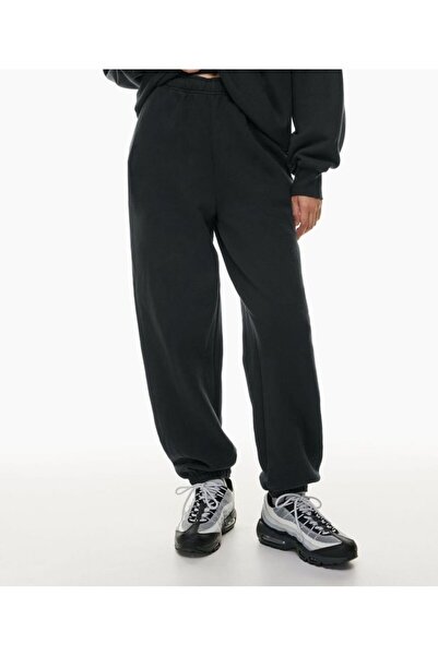FİTGO Pantaloni de trening negri din bumbac pentru copii