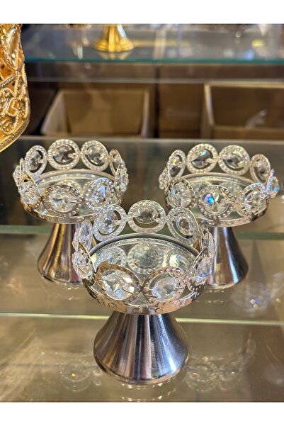 LeesHome 6 Pieces of Silver Mini Stones Turkish Delights - Luxury Macarons with Coffee Side Presentation