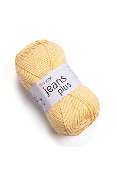 Yarnart Jeans Plus - Hand Knitting Yarn Yellow-88