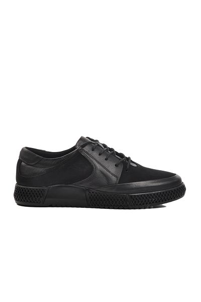 AYAKMOD Black Nubuck Men's Casual Shoes 744015   M