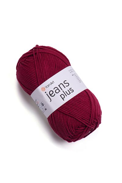 Yarnart Jeans Plus - Χειροποίητο πλεκτό νήμα Claret Red-66