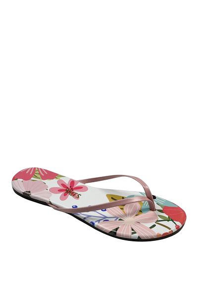 Tkees Women's Floral Patterned Flip Flops Tk-2219