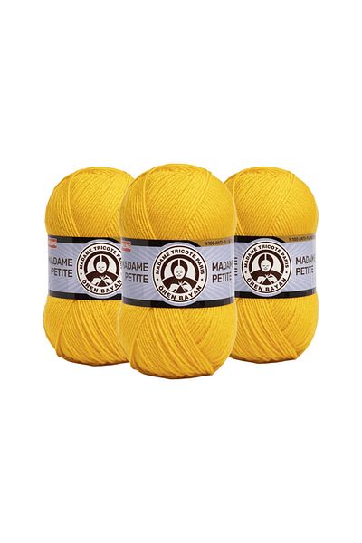 Ören Bayan Knitted Madame Petite - Anti Pilling Baby Wool 029 Set of 3