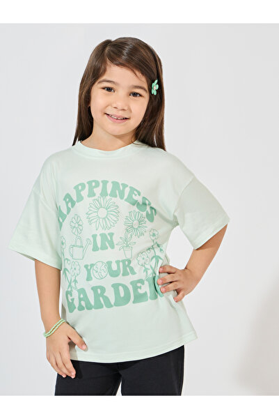 Styli Slogan Printed Oversized T-Shirt