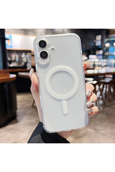 Vip Case Apple iPhone 16 Plus Uyumlu Kılıf Gerçek Magsafe Özellikli Darbe Day...
