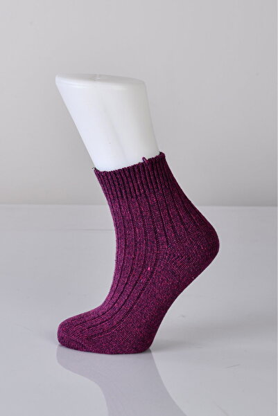 Lateks Çorap Orta Konç 6 Numara Yün Kadın Çorabı