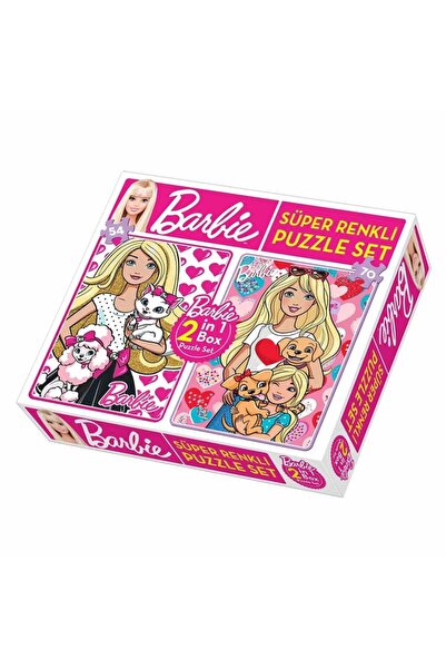 Diytoy DİYTOY BARBİE 2İN1 BOX BRB1542 PUZZLE SET 70 PARÇALI