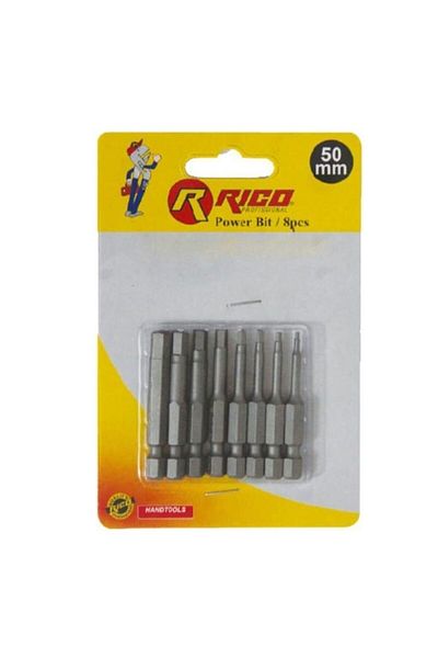 Rico 005-Kk1132 Allen Allen Bits Bit Set 50 mm 8 Pieces