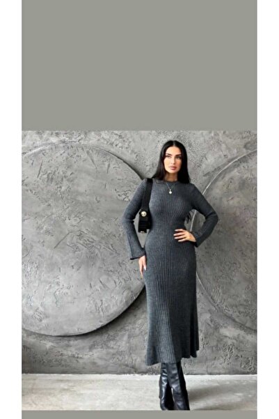 NÜANS MODA triko elbise