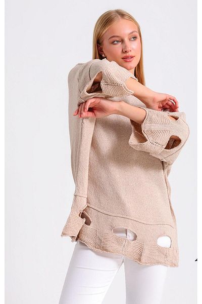 MODA Knitwear - Skirt with Sleeve Holes