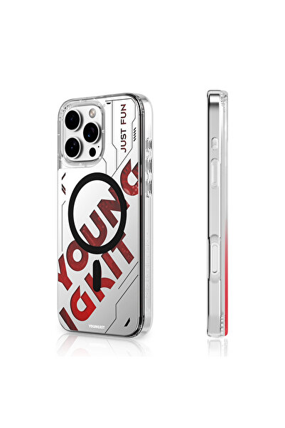 Youngkit iPhone 16 Pro Max Kılıf Magsafe Şarj Özellikli Airbagli Youngkit Fut...