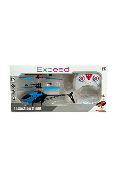 ToysAll El Sensörlü Helikopter Uzaktan Kumandalı, Şarjlı 20 cm Mavi