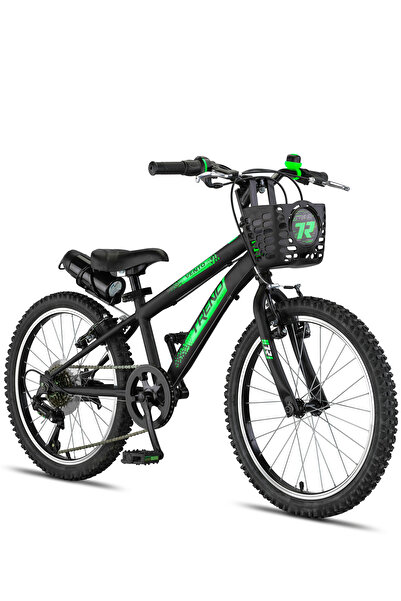 TRENDBIKE Mistral 20 Jant Vitesli Çocuk Bisikleti, 6-9 Yaş, 6. Vitesli Siyah-...