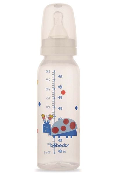 Bebedor Blue Patterned Pp Baby Bottle 250m - Code:24302