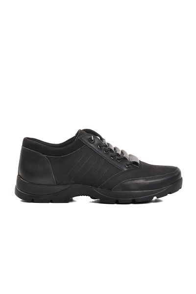 AYAKMOD Black Nubuck Men's Casual Shoes 527102   M